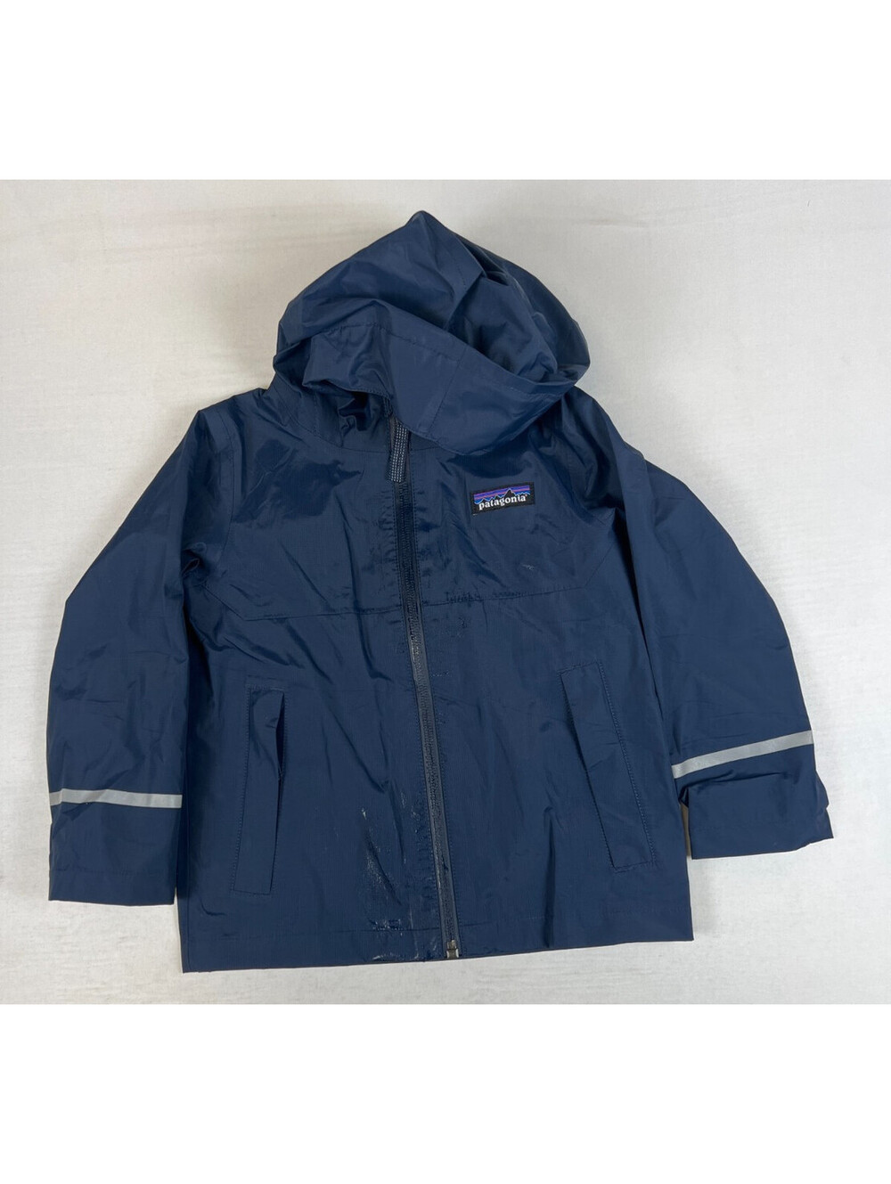 Patagonia Torrentshell Rain Jacket Toddler 2T Blue Waterproof Hooded 61420